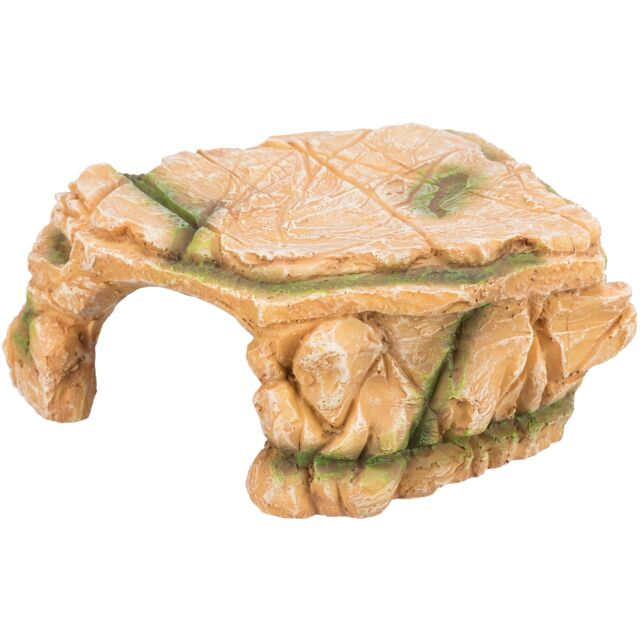 Decor Pentru Terariu/Acvariu, Platou Stanca Cu Pestera, 25 x 8 x 18 cm [1]