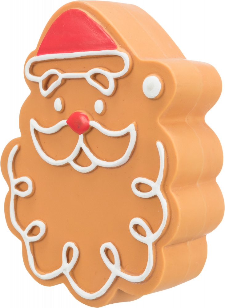 Jucarie Pentru Caini, Xmas, Turta Dulce, Latex, 11 cm, Diverse Modele [3]