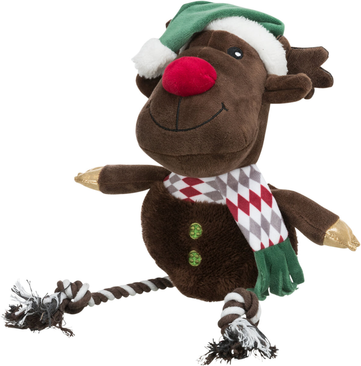 Jucarie Pentru Caini, Xmas Ren, Cu Sunet, 49 cm [3]