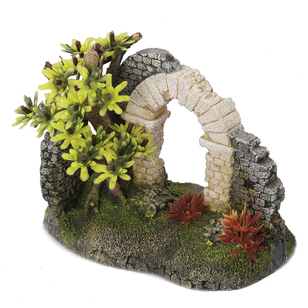 Acvaristica si teraristica - Decor Arc Roman, 16 x 8.5 x 12 cm