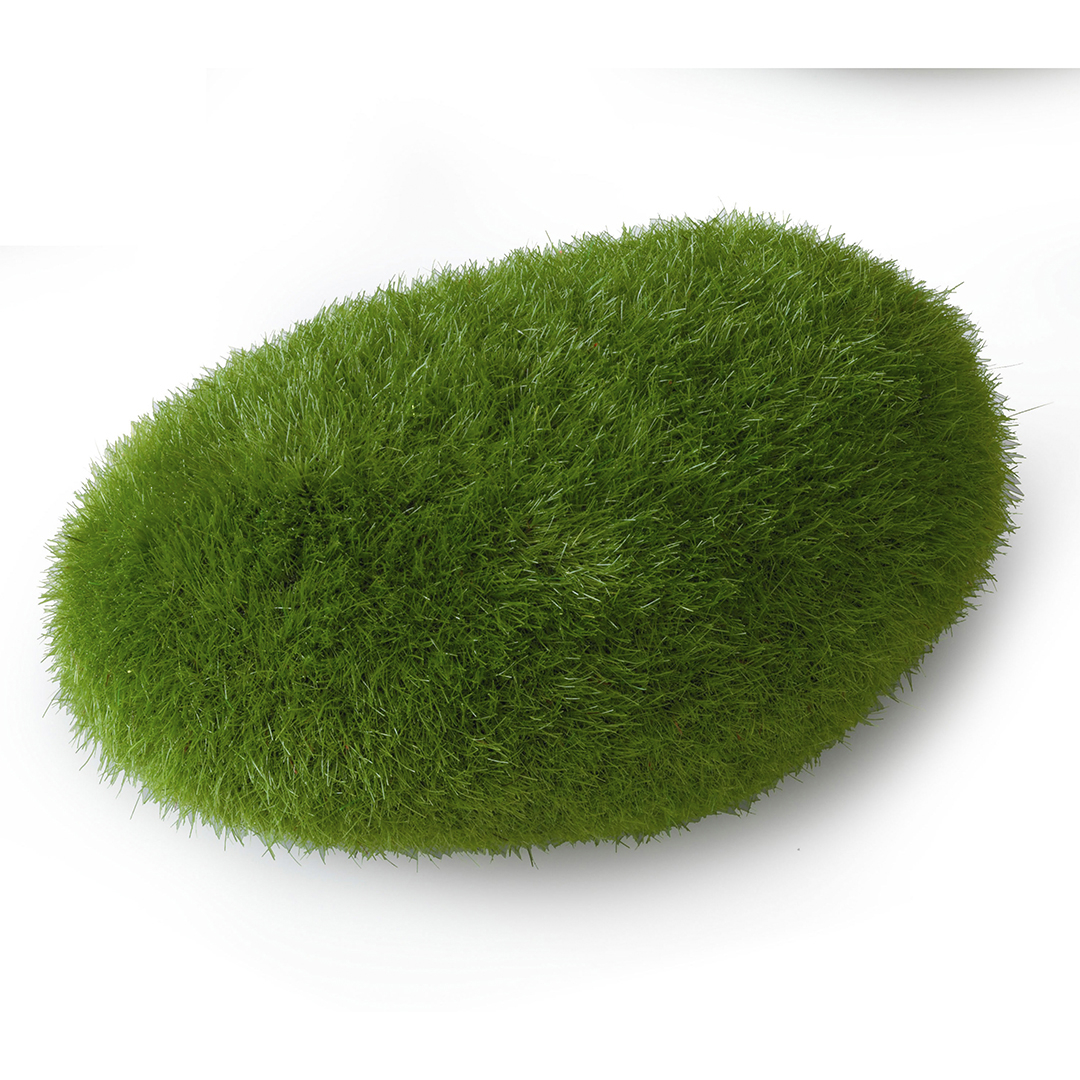 Decoruri si plante artificiale acvarii - Decor Minge din Muschi, M: 10 x 6.5 x 5 cm