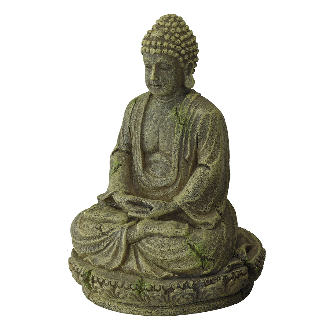 Acvaristica si teraristica - Decor Bayon Buddha 2, 9.3 x 8 x 12 cm