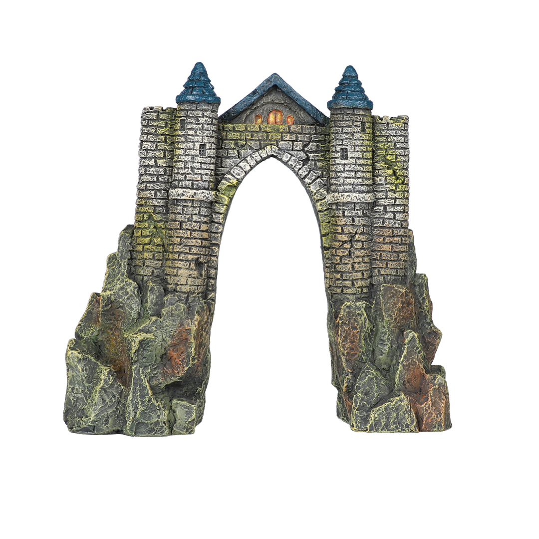 Acvaristica si teraristica - Decor Castelul Camelot, 20 x 9 x 19 cm