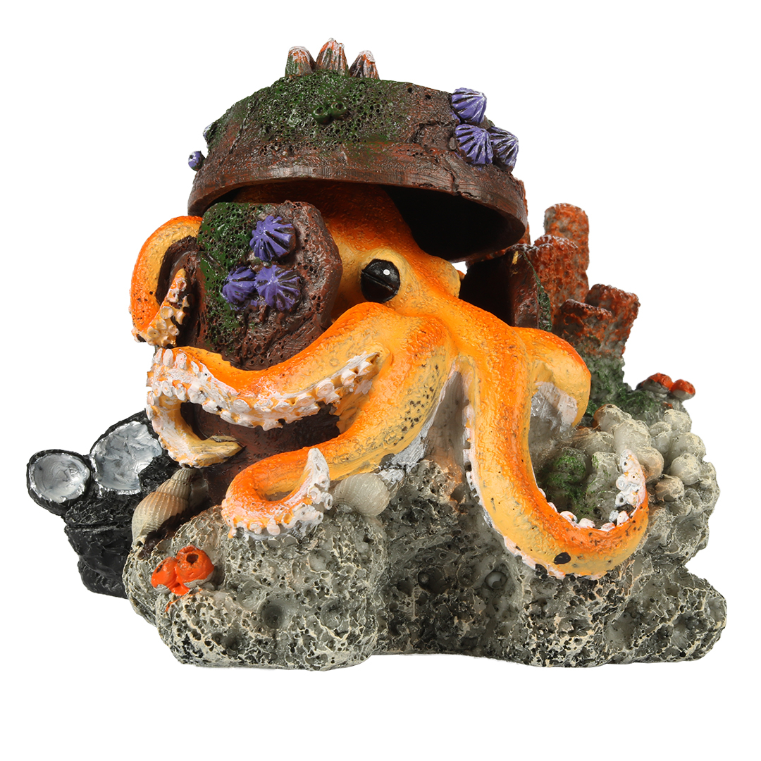 Acvaristica si teraristica - Decor Caracatita 15,5 x 12,5 x 11 cm
