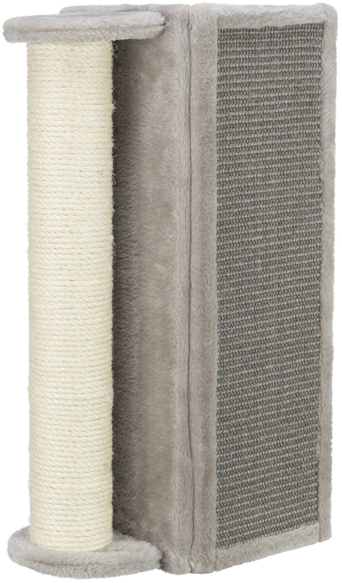 Petshop - Placa Cu Sisal De Zgariat, Pentru Colt, 19 x 58 x 19 cm, Gri