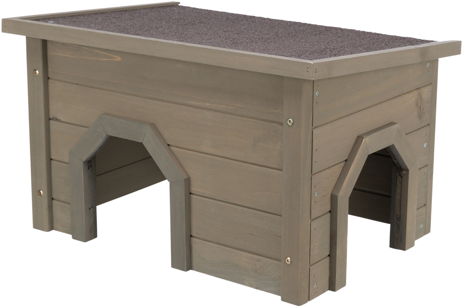 Petshop - Casuta pentru Rozatoare, 50 x 30 x 37 cm, Gri-Verzui