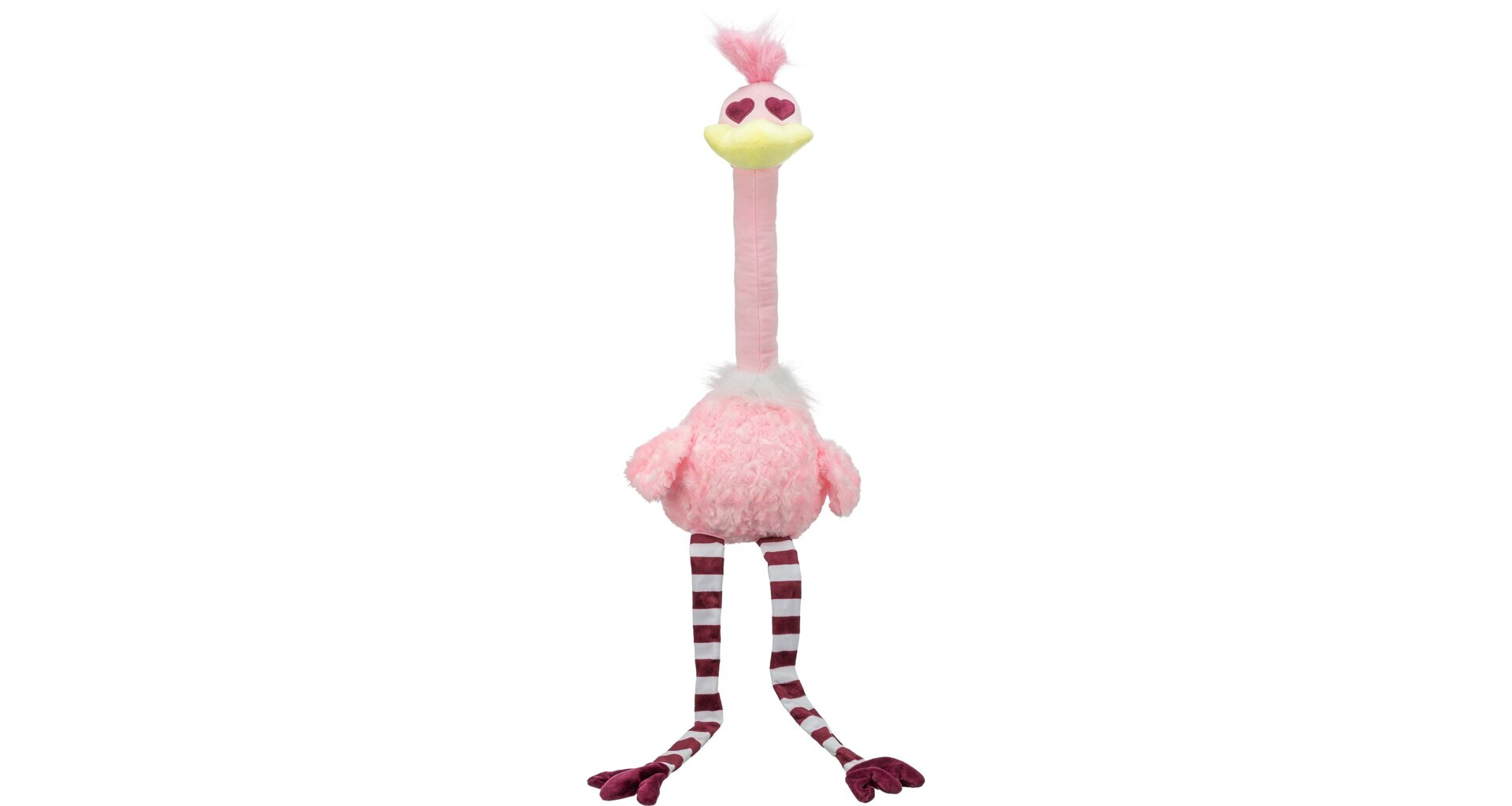 Petshop - Jucarie Pentru Caini, Strut, Plus, Cu Sunet, 90 cm, Roz