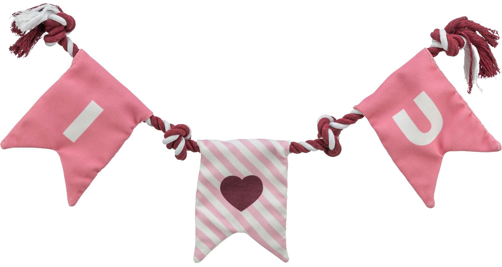 Petshop - Jucarie Pentru Caini, Valentine's, Sfoara Cu Noduri, 50 cm