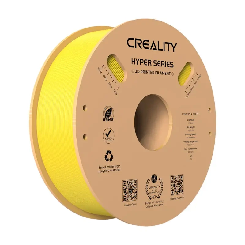 Consumabile & Accesorii Imprimante 3D - Hyper PLA Filament Creality (Yellow)