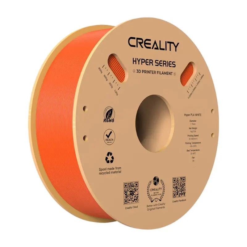 Consumabile & Accesorii Imprimante 3D - Hyper PLA Filament Creality (Orange)