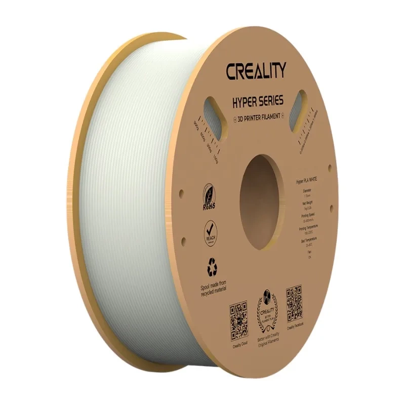 Consumabile & Accesorii Imprimante 3D - Hyper PLA Filament Creality (White)