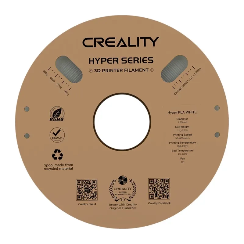 Hyper PLA Filament Creality (White) [3]