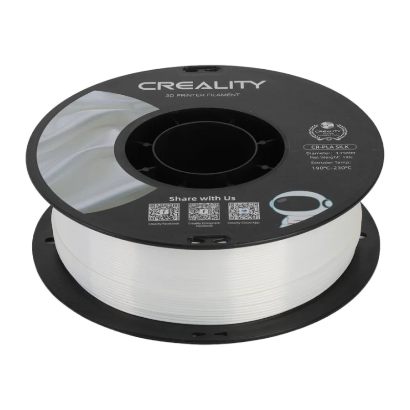 CR-Silk PLA Filament Creality (White) [2]