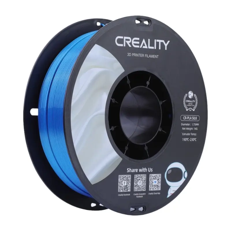 Consumabile & Accesorii Imprimante 3D - CR-Silk PLA Filament Creality (Blue)