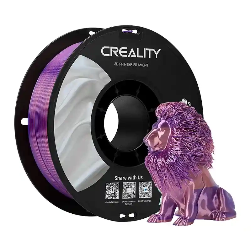 Consumabile & Accesorii Imprimante 3D - CR-Silk PLA Filament Creality (Pink-purple)