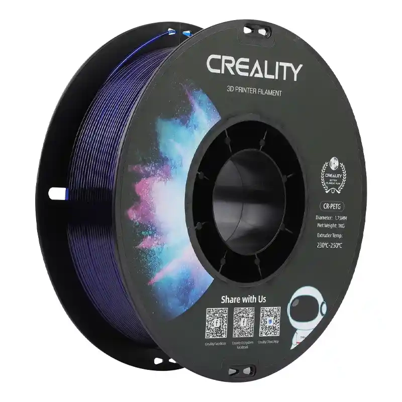 Consumabile & Accesorii Imprimante 3D - CR-PETG Filament Creality (Transparent blue)
