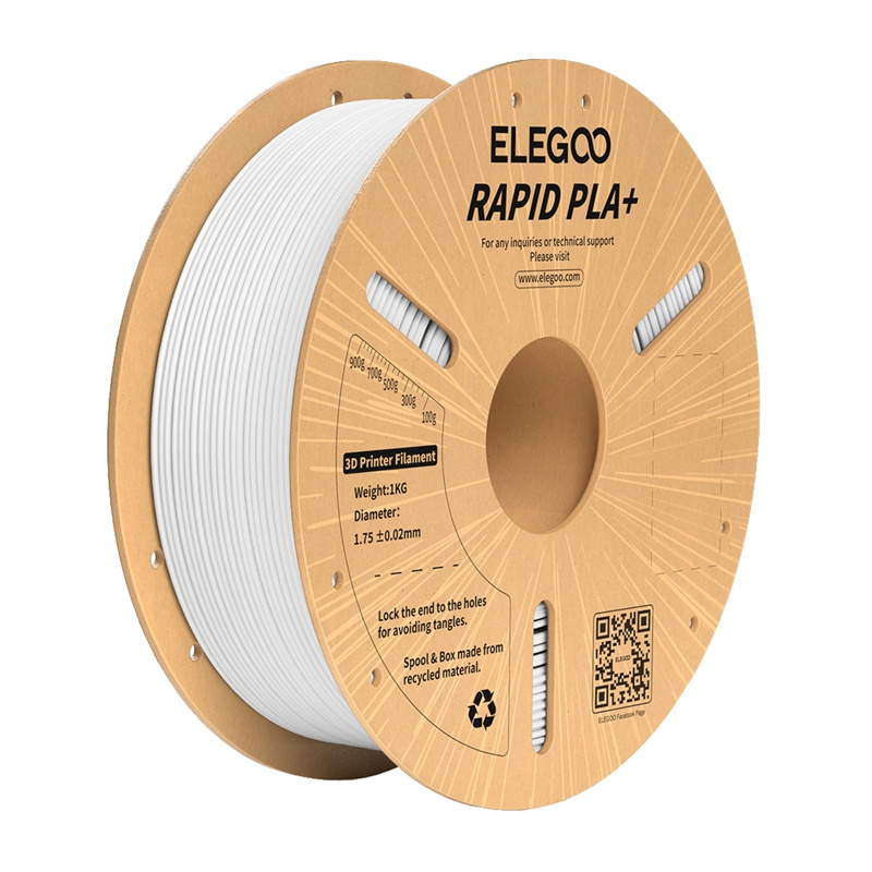 Consumabile & Accesorii Imprimante 3D - ELEGOO Rapid PLA+ Filament (alb)