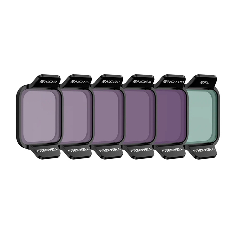 Accesorii drone - Set de 6 filtre ND/PL Freewell Standard Day pentru DJI Flip