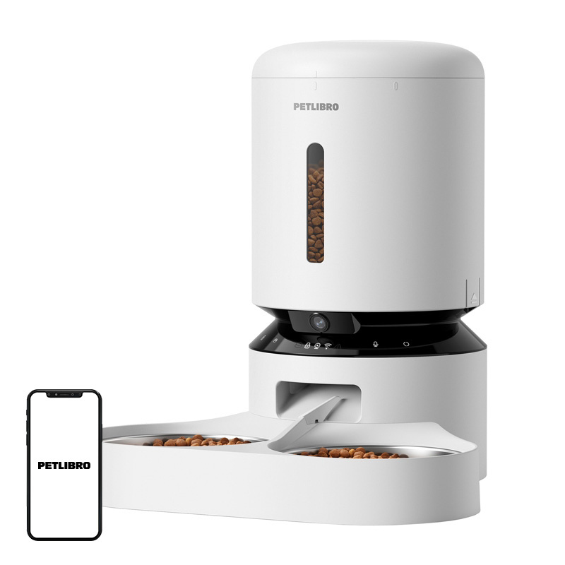 Petshop - Distribuitor de hrana inteligent Petlibro Granary pentru camere cu bol dublu, 5L