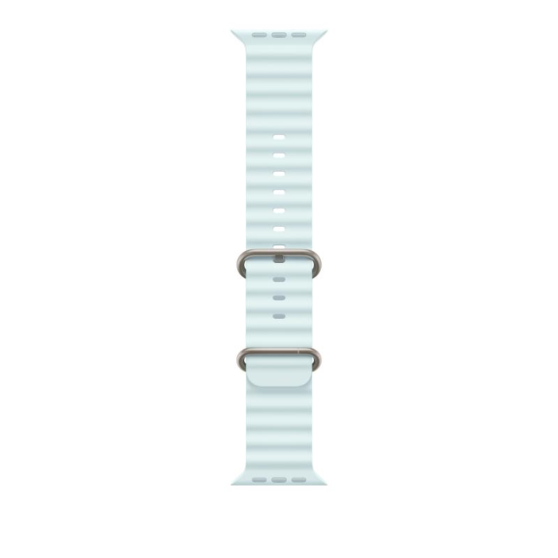 Laptop, Tablete & Telefoane - Curea pentru Apple Watch 49mm, OCEAN BLUE NAT TITANIUM