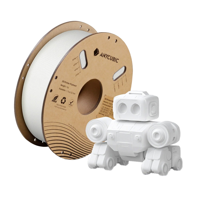 Consumabile & Accesorii Imprimante 3D - Filament de mare viteza PLA Anycubic 1 KG (Bialy)