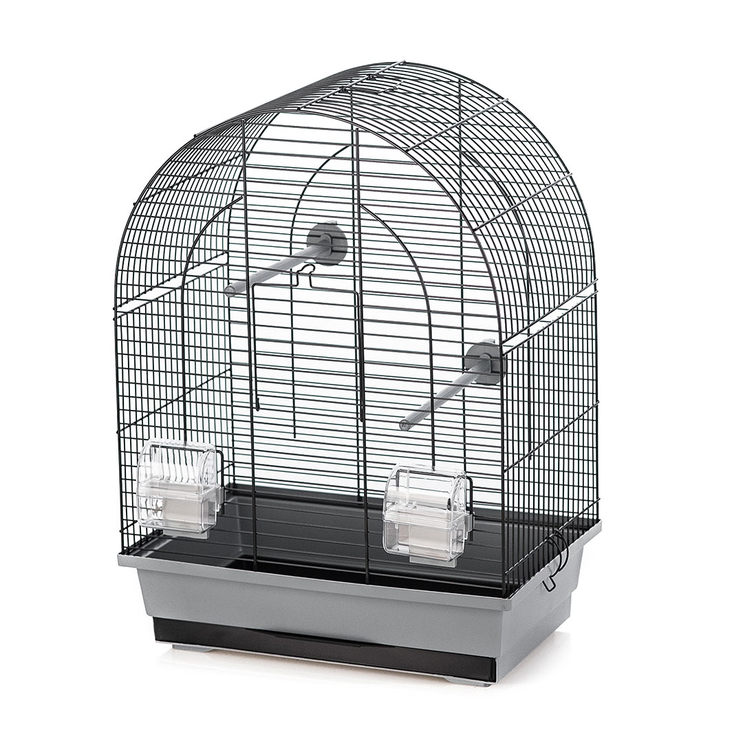 Petshop - Colivie Lusi 1, 39 x 25 x 53 cm, Gri/Negru