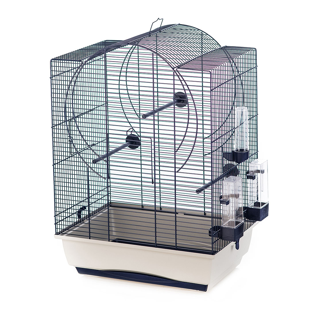 Petshop - Colivie Emma 2, Gri/Albastru, 45 x 32 x 64 cm