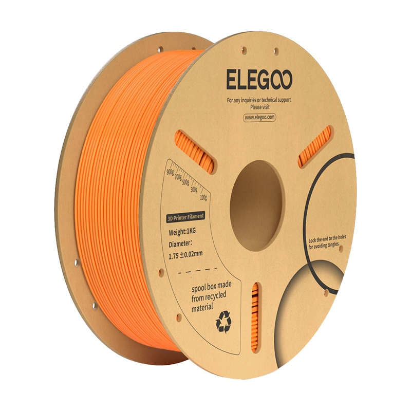 Consumabile & Accesorii Imprimante 3D - ELEGOO PLA+ filament (portocaliu)