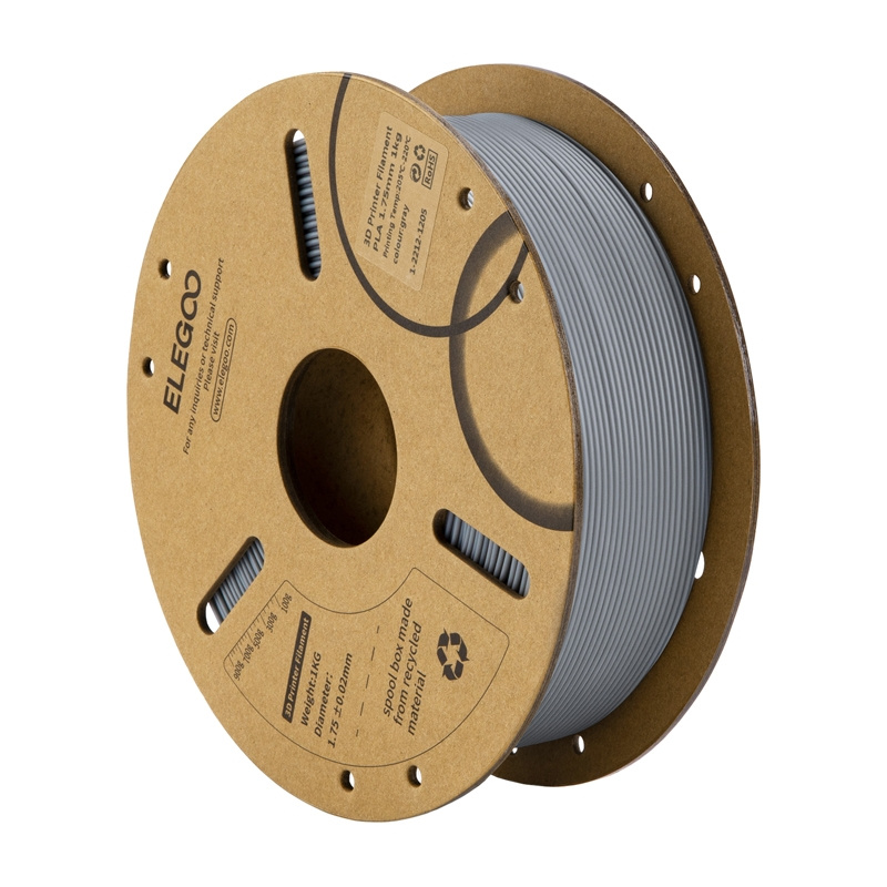 Consumabile & Accesorii Imprimante 3D - Filament PLA ELEGOO (Szary)