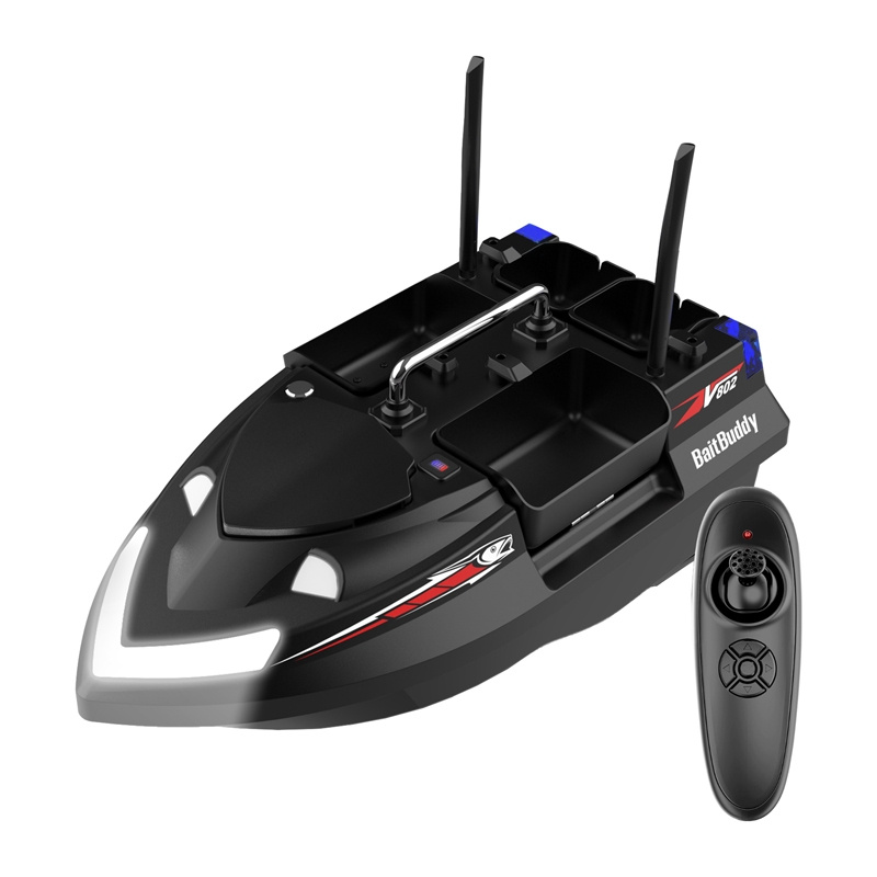 Sporturi Acvatice - Flytec V802 12000mah bait boat (negru)