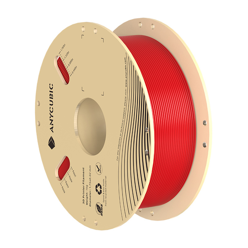 Consumabile & Accesorii Imprimante 3D - Filament PLA Anycubic 1 KG (rosu)