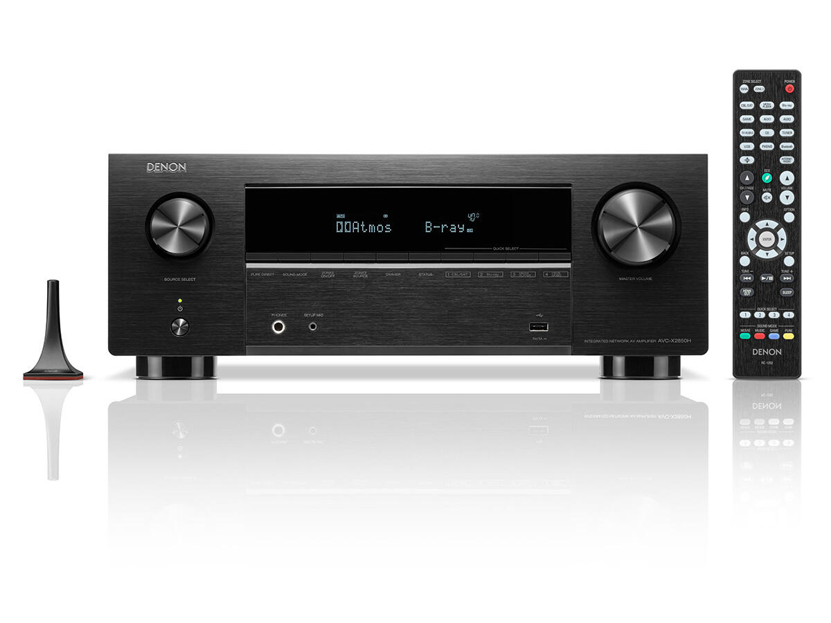 Home Audio - Denon Receiver AV AVC-X2850H Black Receiver AV Black Premium
