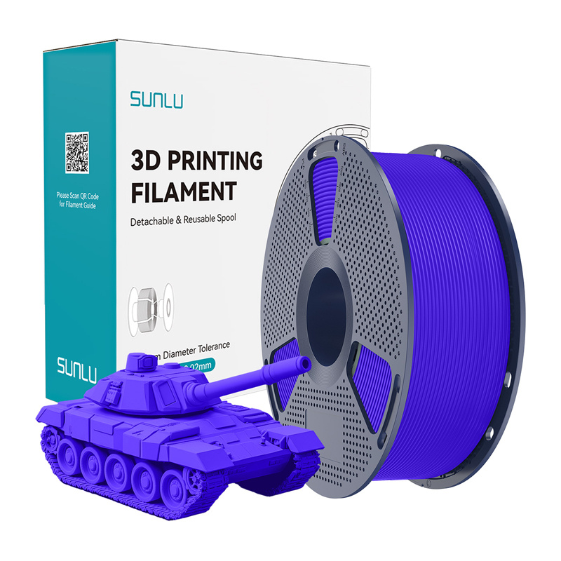 Consumabile & Accesorii Imprimante 3D - Filament albastru de mare viteza Sunlu PLA+