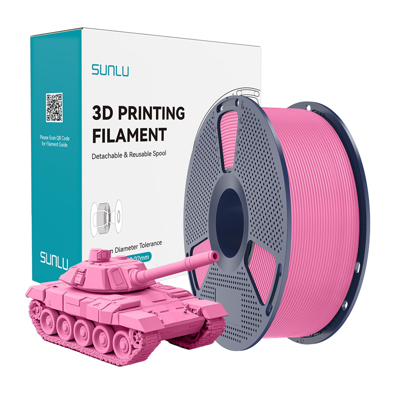 Consumabile & Accesorii Imprimante 3D - Filament roz de mare viteza Sunlu PLA+