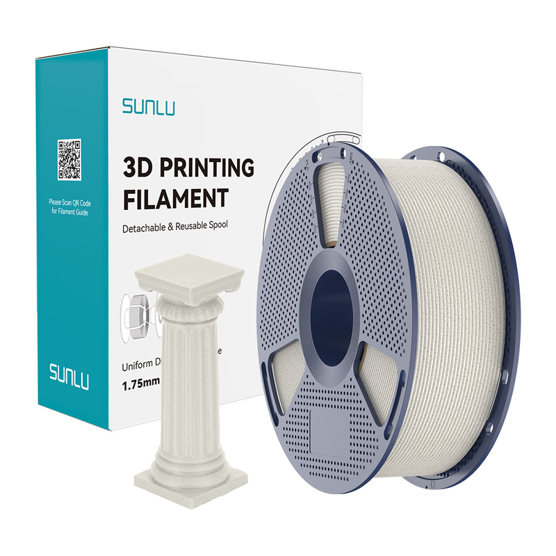 Consumabile & Accesorii Imprimante 3D - Filament de marmura de mare viteza Sunlu PLA (castaan)