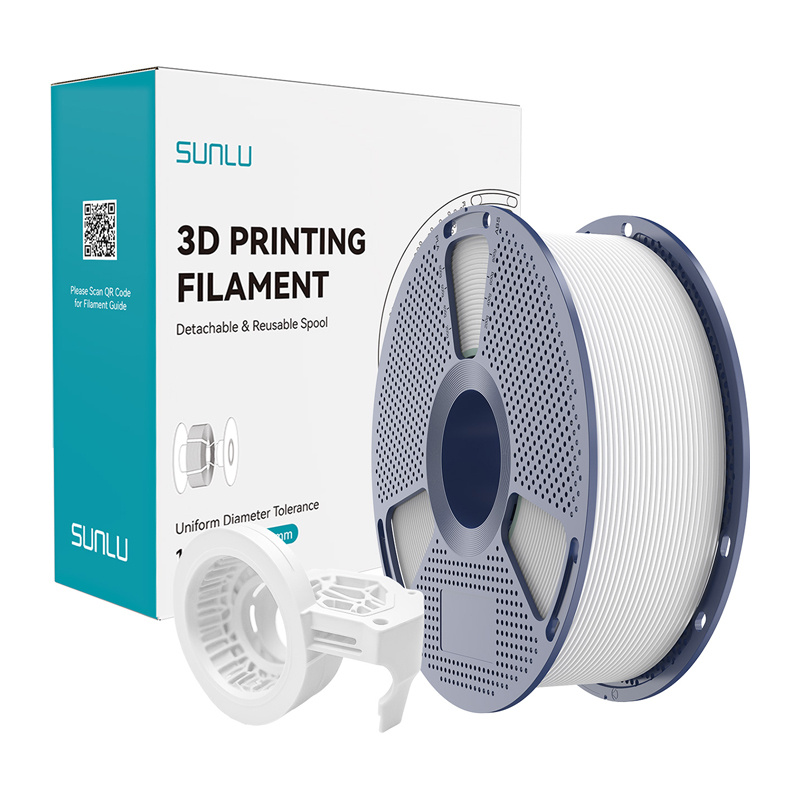 Consumabile & Accesorii Imprimante 3D - Filament mat de mare viteza Sunlu PETG (alb)