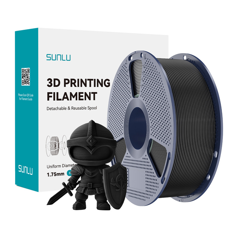 Consumabile & Accesorii Imprimante 3D - Filament Sunlu PLA+ (negru)