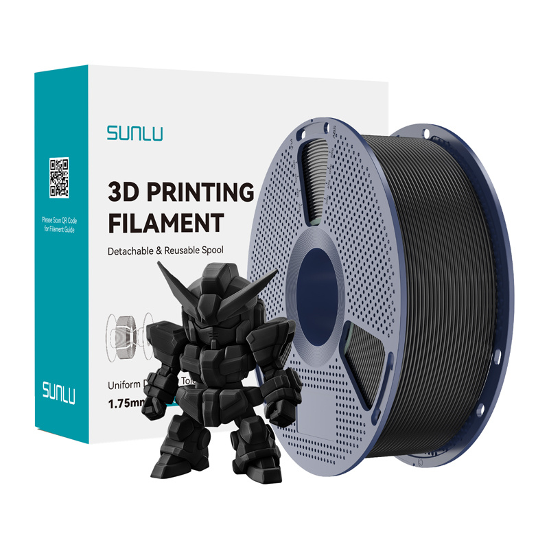 Consumabile & Accesorii Imprimante 3D - Filament Sunlu PLA+ 2.0 (negru)