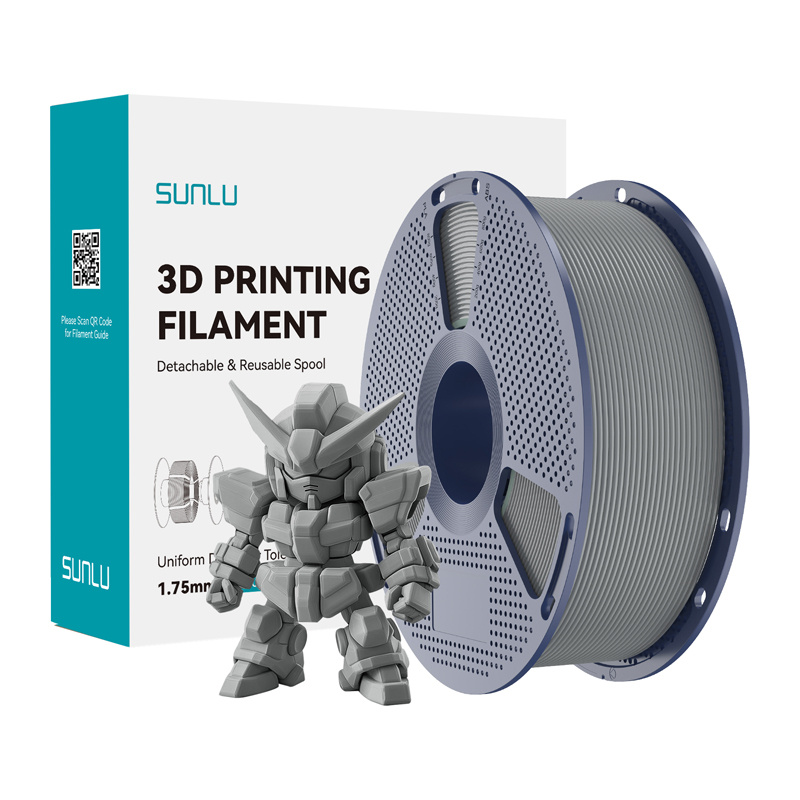 Consumabile & Accesorii Imprimante 3D - Filament Sunlu PLA+ 2.0 (gri)
