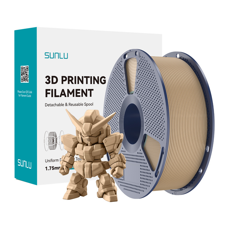 Consumabile & Accesorii Imprimante 3D - Filament Sunlu PLA+ 2.0 (stejar)