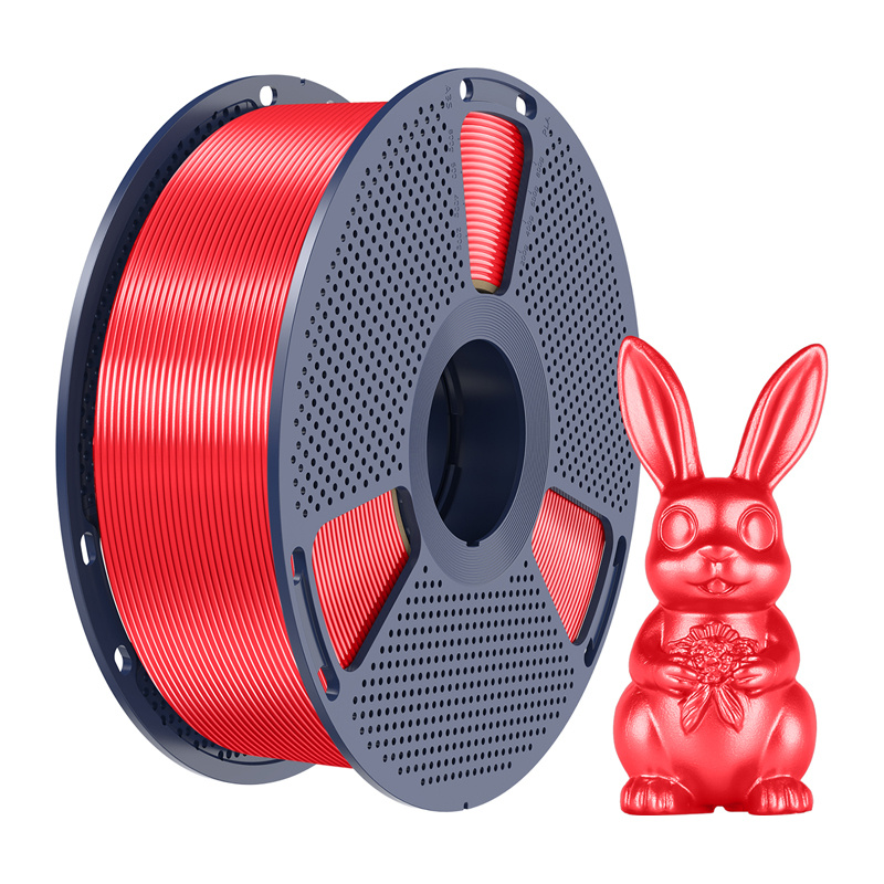 Filament de matase Sunlu PLA+ (rosu) [1]
