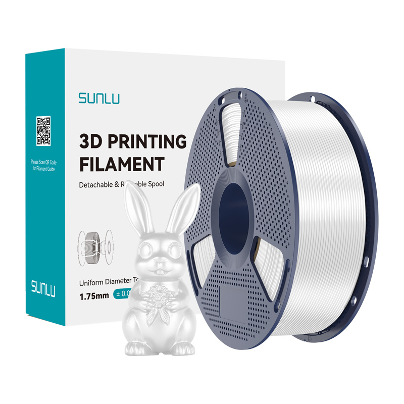 Consumabile & Accesorii Imprimante 3D - Filament de matase Sunlu PLA+ (alb)
