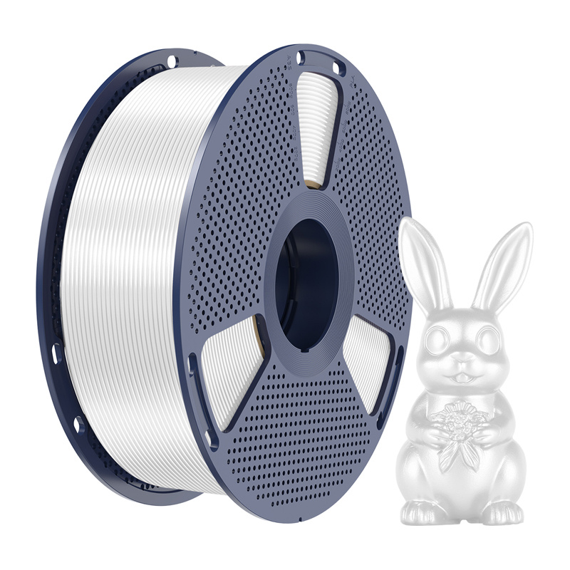 Filament de matase Sunlu PLA+ (alb) [1]