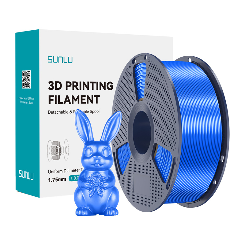 Consumabile & Accesorii Imprimante 3D - Filament de matase Sunlu PLA+ (albastru)