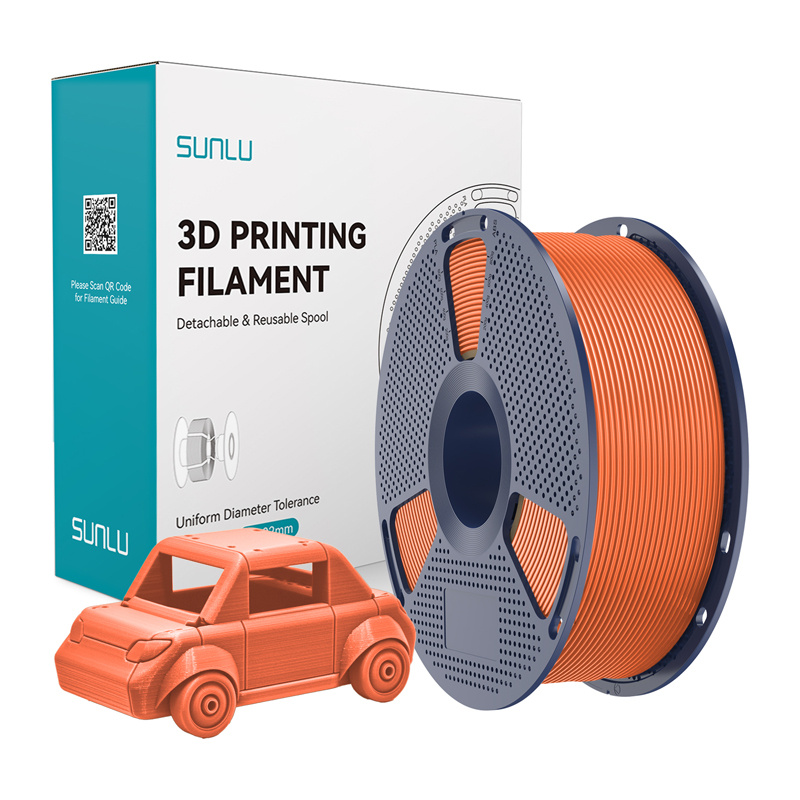 Consumabile & Accesorii Imprimante 3D - Filament PETG Sunlu (Portocaliu stralucitor)