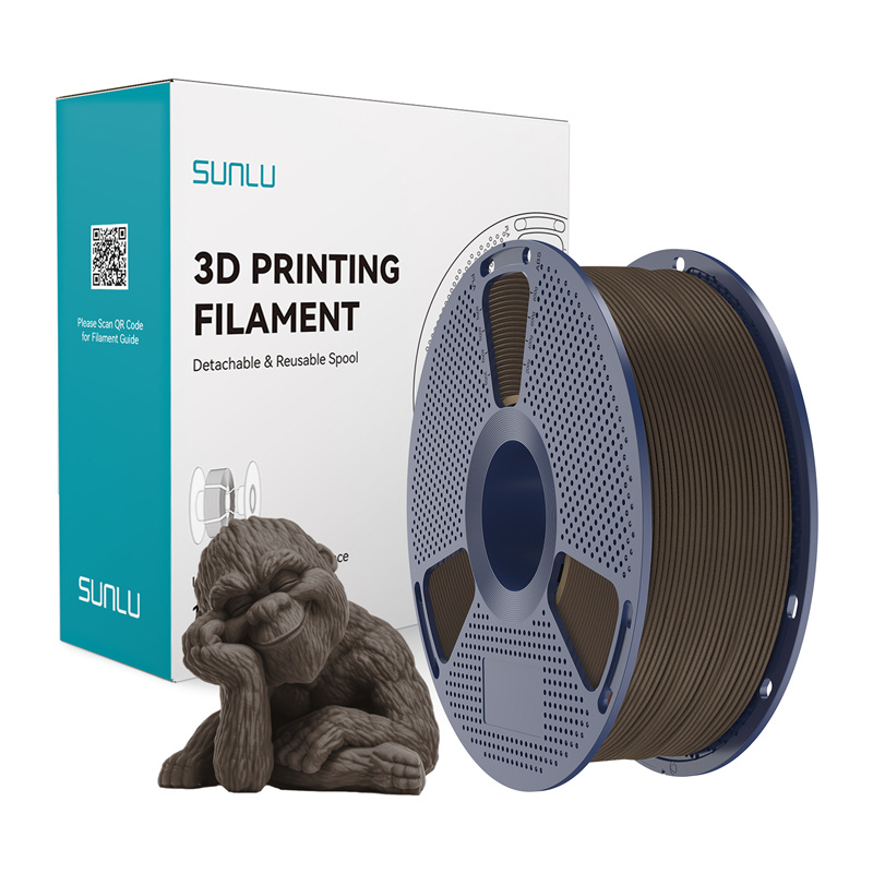 Consumabile & Accesorii Imprimante 3D - Filament din lemn Sunlu (nuc)