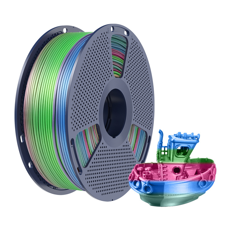 Filament de matase Sunlu PLA+ (Rainbow) 06 [1]