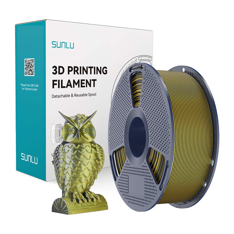 Consumabile & Accesorii Imprimante 3D - Filament Sunlu PLA+ Silk in doua culori (negru si auriu)