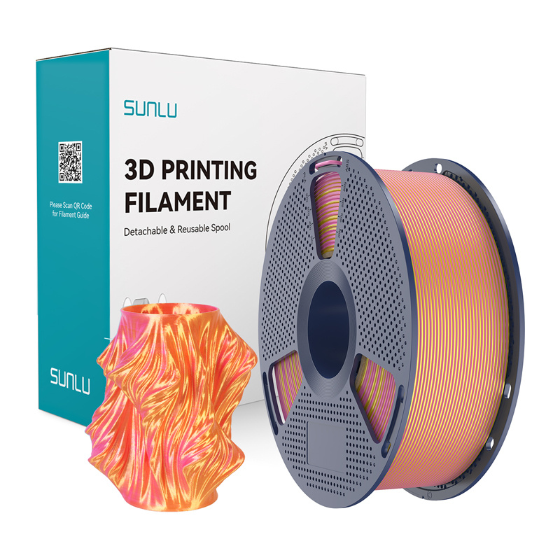 Consumabile & Accesorii Imprimante 3D - Filament Sunlu PLA+ Silk in doua culori (roz si auriu)