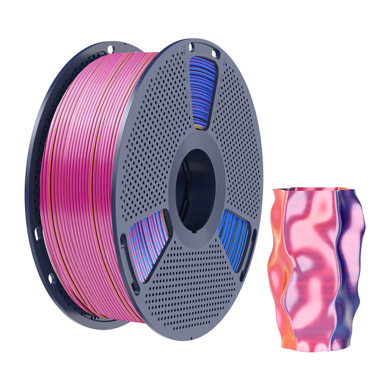 Filament Sunlu PLA+ Silk tricolor (rosu, galben si albastru) [1]